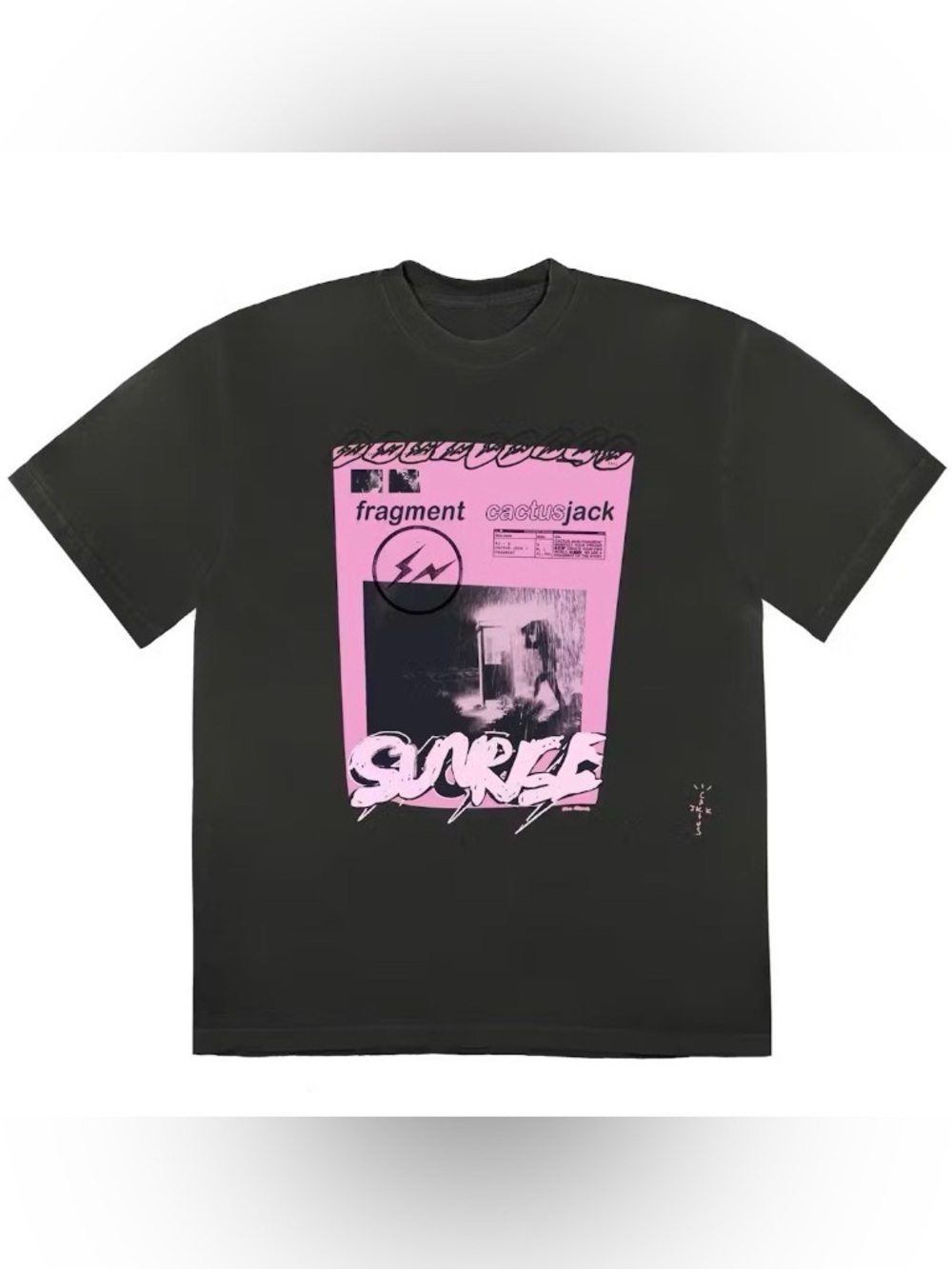 NWT CACTUS JACK TRAVIS SCOTT FOR FRAGMENT PINK SUNRISE MENS TEE SZ S M L OR XXL